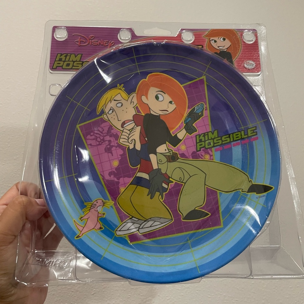 Disney Kim Possible Party Plate - Blue and Purple